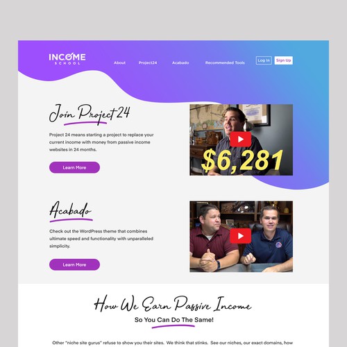 Homepage Redesign 