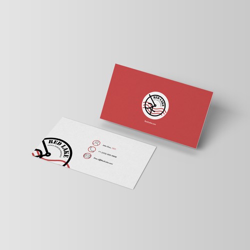 A Fitness Brand Logo and Card Design