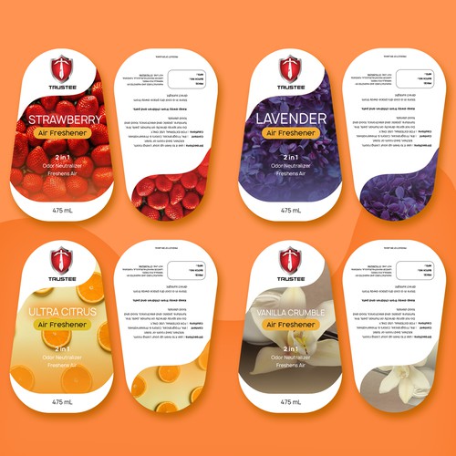 Package design for an air freshener