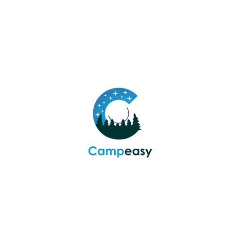 Camping logo for Camp Easy