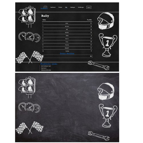 race theme for website