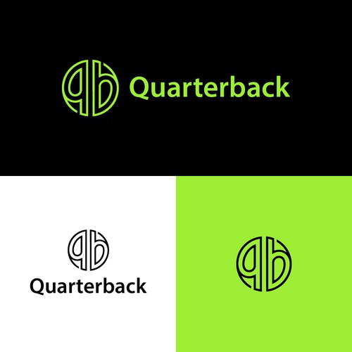 Quarterback - Modern Monoline Monogram