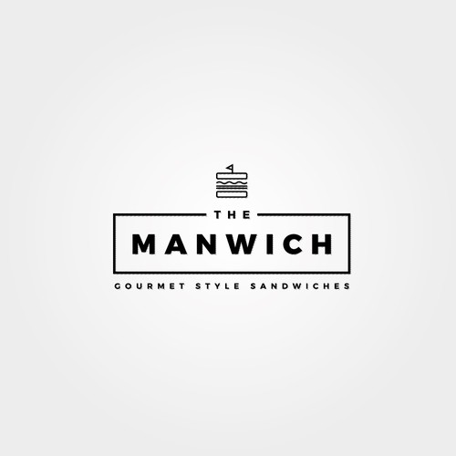 simple and minimal logo for gourmet style sandwiches.