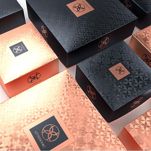Packaging for UtterChic fashion jewelry brand
