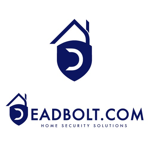 Clean, expressive logo for Deadbolt.com