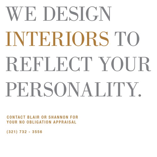 Flyer for Interior Designer