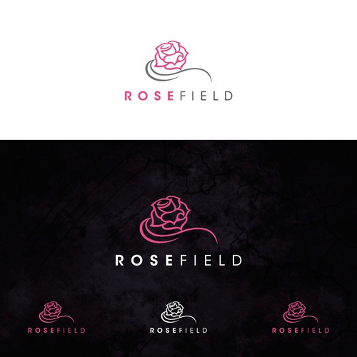 Rosefield logo, a hotel chain company...