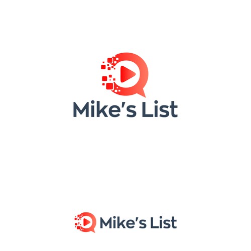 Mike's List logo design