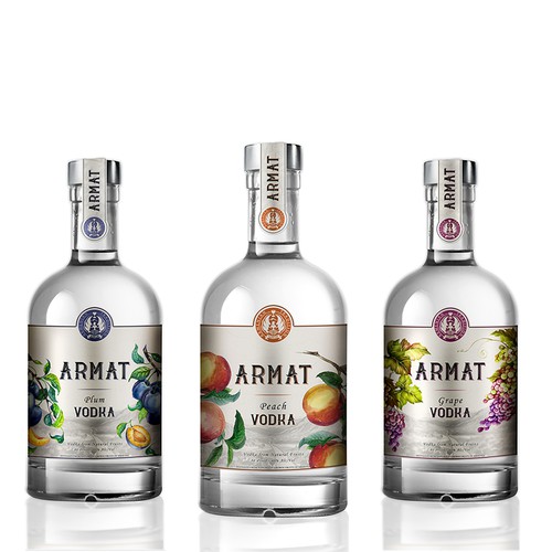 Vodka label