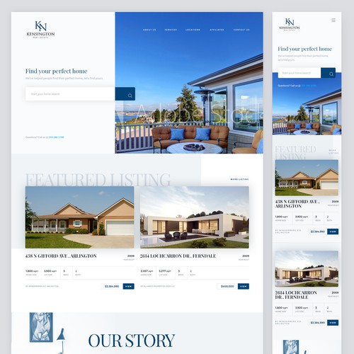 Kensington Real Estate Website