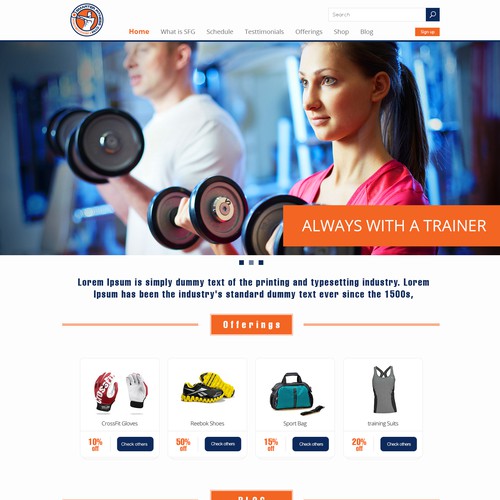 GYM Website