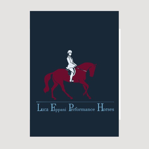 bold logo for reining horses