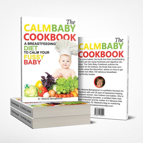 The calm baby cookbook - booc cover design