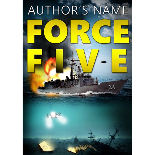 Action adventure nover Kindle book cover