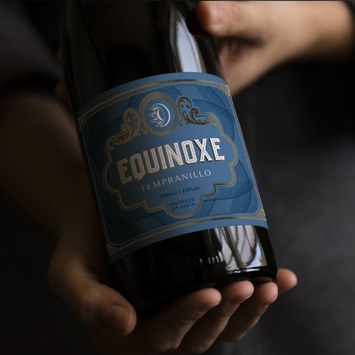 Wine label design for Equinoxe