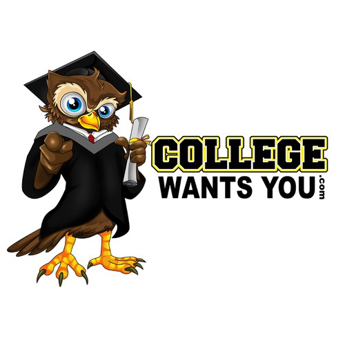 Owl Mascot for CollegeWantsYou.Com