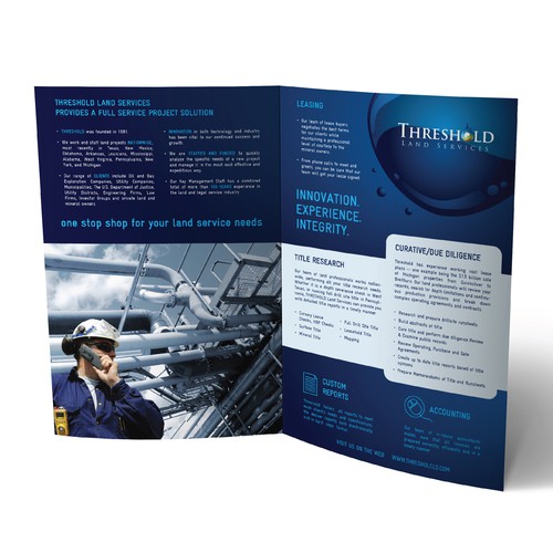 Brochure for Threshold Land Services