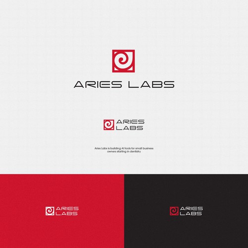 Brand identity for Aries Labs