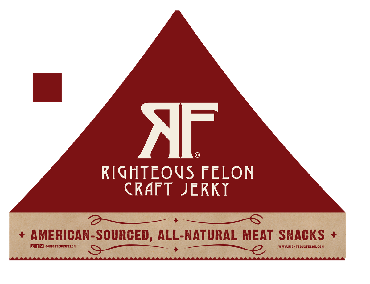 Righteous Felon Trade Show Booth Table Cloth and Banners - Sticks