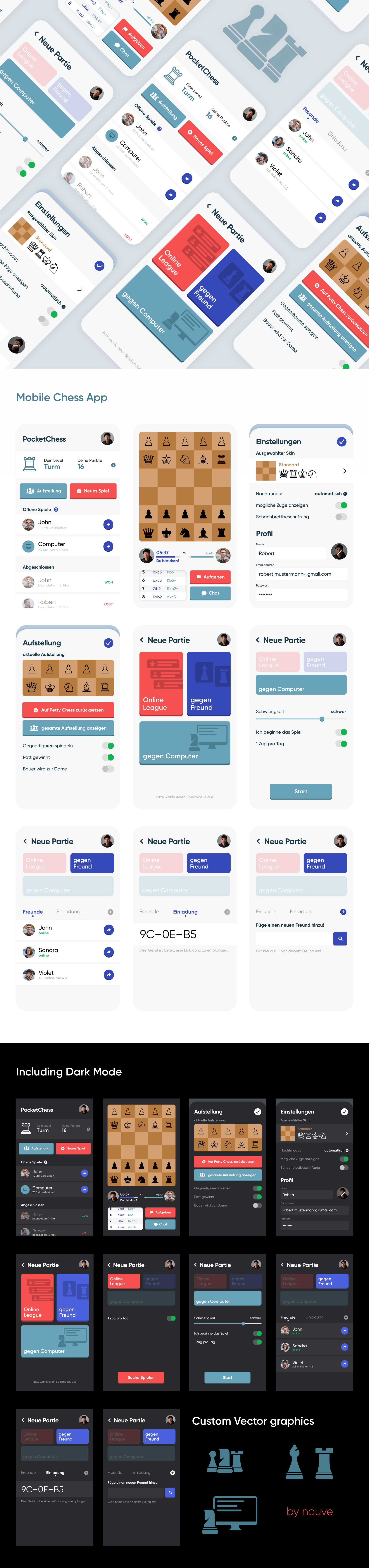 Chess Minigame App design
