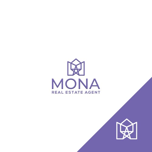 Logo for luxury real estate agent