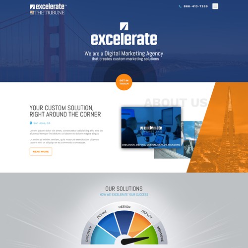 Local Landing Page for Marketing Agency