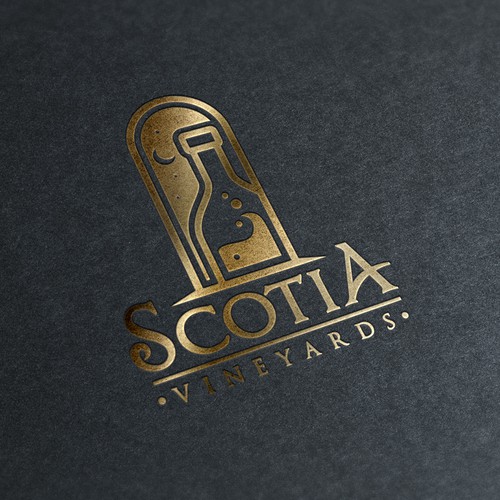 Wine logo concept