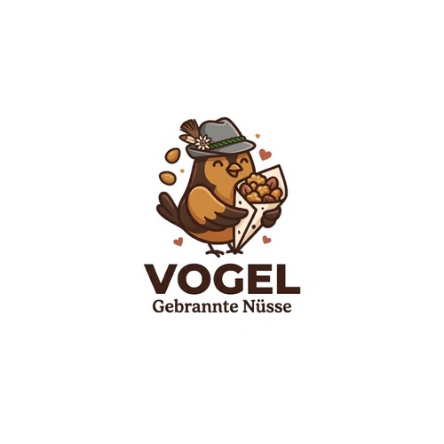 Vogel Gebrannte Nusse