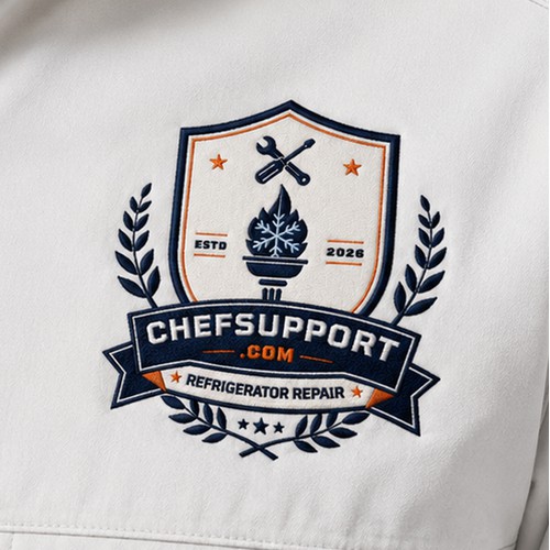 Chefsupport - University-Style Refrigerator Repair Badge