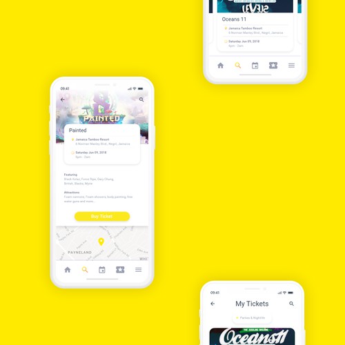 Event Ticketing App Design