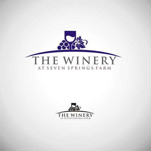 Win with wine.  The Winery at Seven Springs Farm needs a logo!