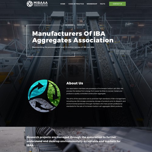 Web Design for high standards of IBA management