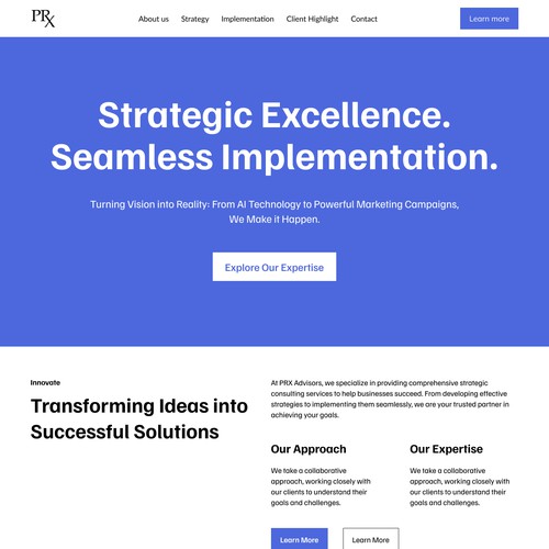 Website for Consulting