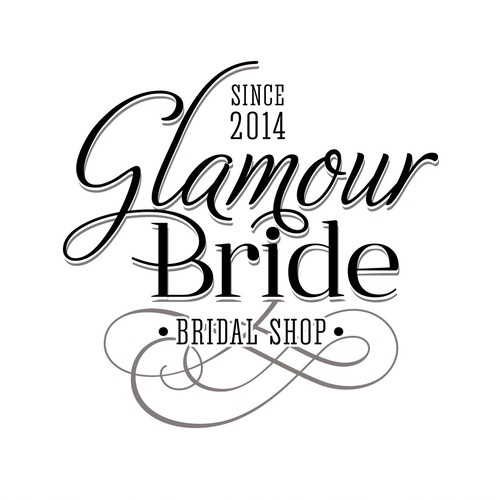Logo & Branding for boutique wedding shop selling glamorous wedding dresses