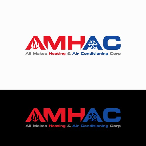 Modern logo for AMHAC