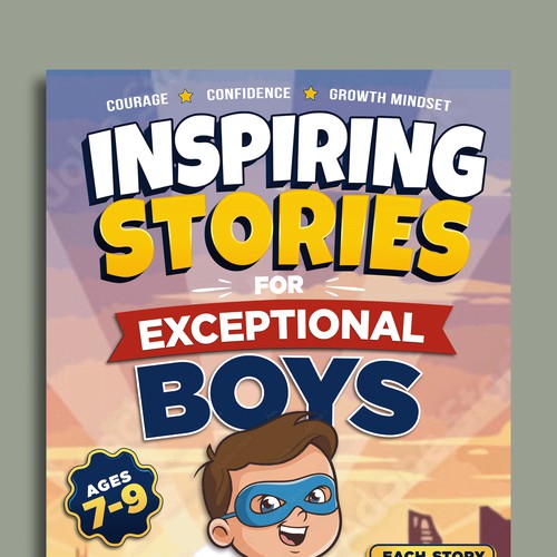 Kids attention grabbing book cover