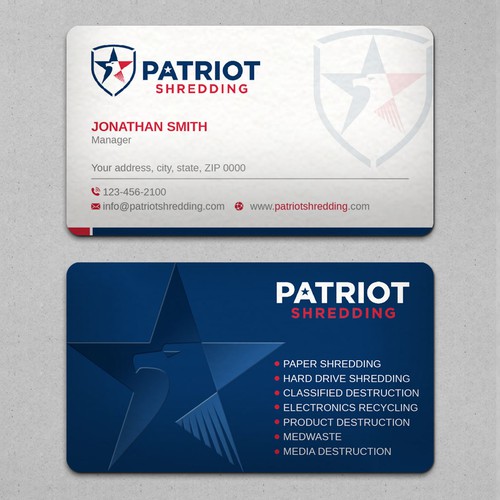 Business Card Design for company with new logo