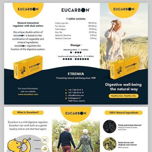 Tri-fold brochure for Eucarbon