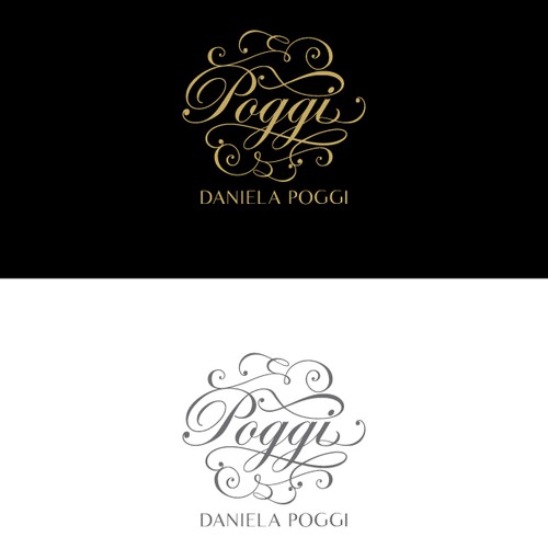 Elegant and whimsical logo for a fashion designer