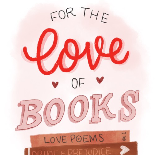 For the Love of Books Poster Design
