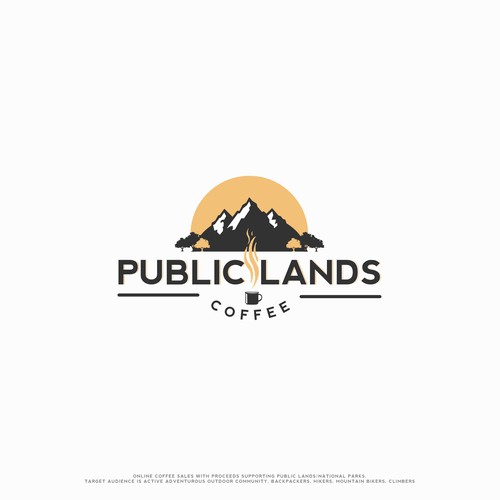 Public lands coffee logo 
