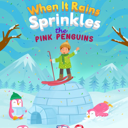 When it rains sprinkles the Pink Penguins 