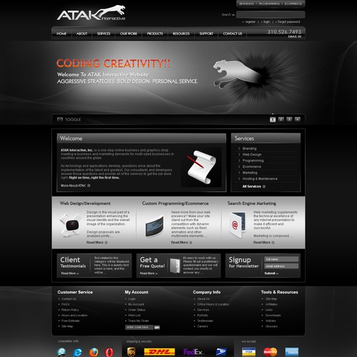 Interactive Services Agency Web Redesign - Award Winner Wanted