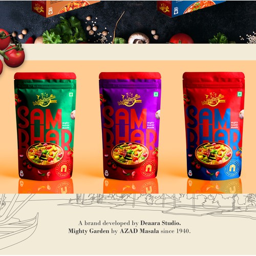 Spice company Branding and Packaging