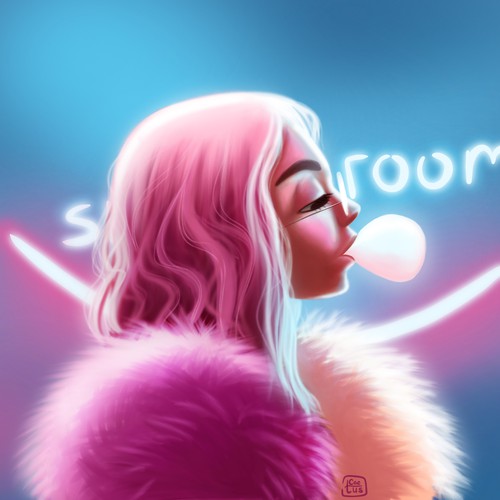 Neon girl