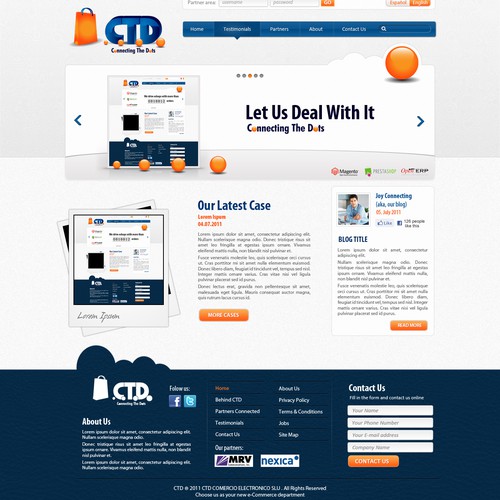 Great e-commerce agency needs its corporate webpage!