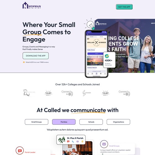 Community Landing Page