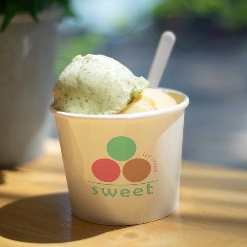 Logo for an ice-cream