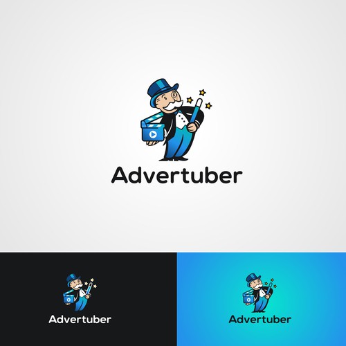 Advertuber Logo Design