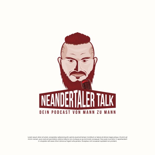 Logo für den Neandertaler Talk. Podcast von Mann zu Mann